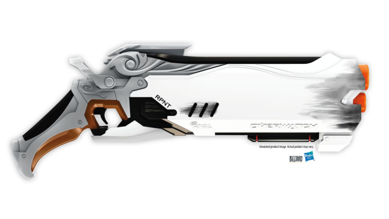 Illustration for article titled Estas réplicas de armas de Overwatch hechas por Nerf van directas a nuestra lista de deseos